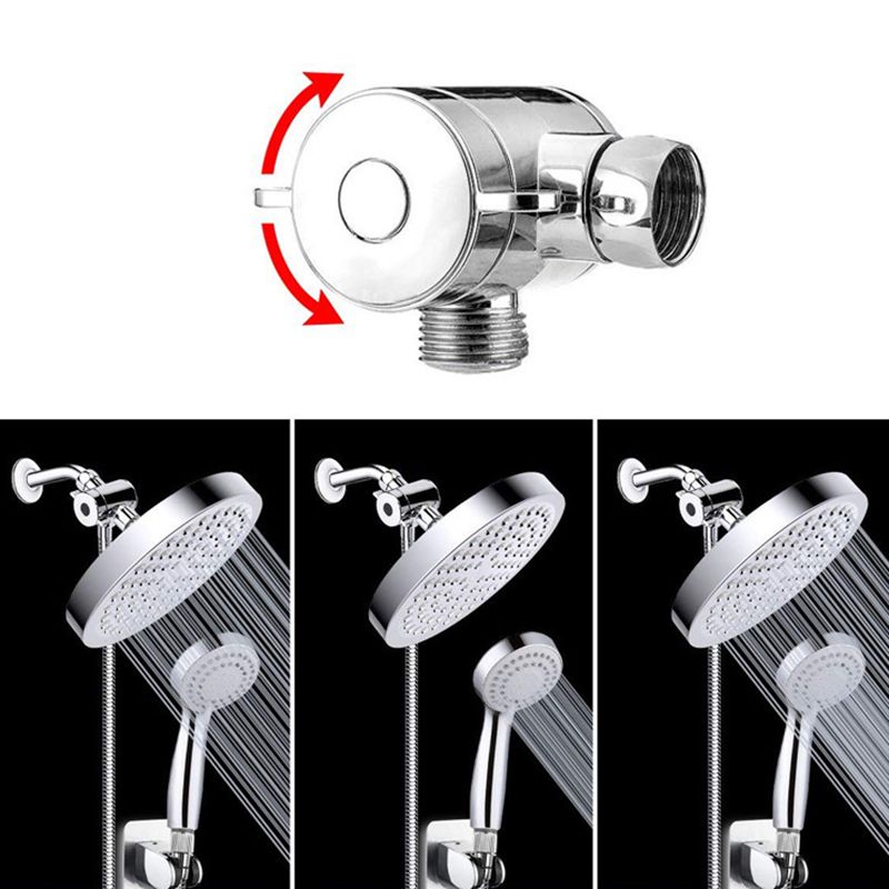 Contemporary Style Shower Head Metal Bathroom Shower Head with Hose Clearhalo 'Bathroom Remodel & Bathroom Fixtures' 'Home Improvement' 'home_improvement' 'home_improvement_shower_heads' 'Shower Heads' 'shower_heads' 'Showers & Bathtubs Plumbing' 'Showers & Bathtubs' 1200x1200_7347e444-eaee-4025-9c50-879d2ad4951f