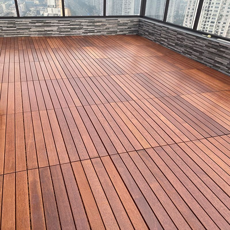 Tradition Teak Floor Tile Water Resistant Click Lock Wooden Floor for Patio Garden Clearhalo 'Flooring 'Hardwood Flooring' 'hardwood_flooring' 'Home Improvement' 'home_improvement' 'home_improvement_hardwood_flooring' Walls and Ceiling' 1200x1200_734a053c-9a5c-455c-aa0f-3e8a60cd5623