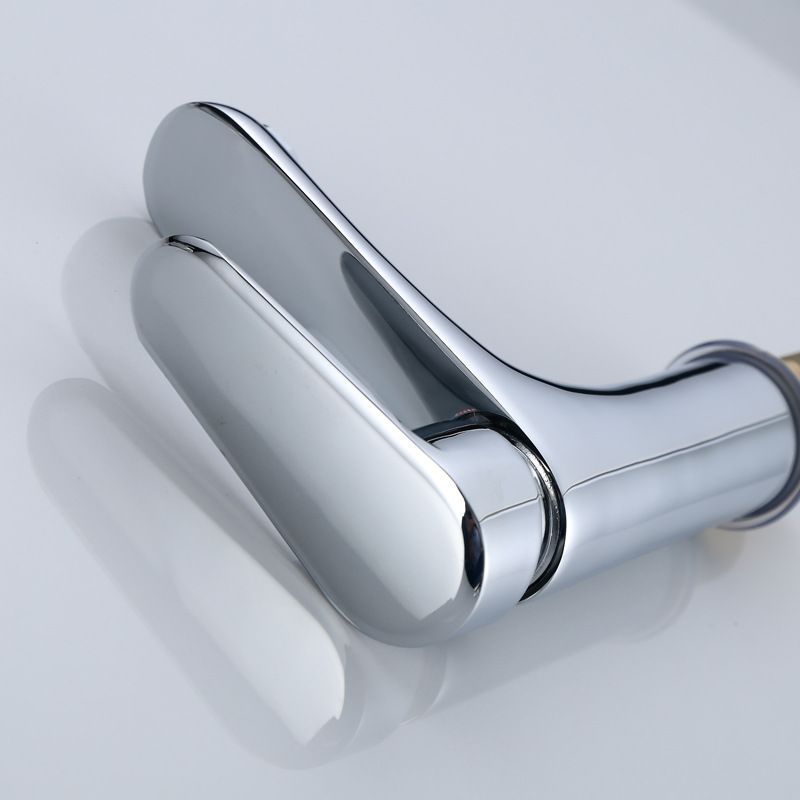 Modern Sink Faucet Solid Color Brass Basin Lavatory Faucet for Bathroom Clearhalo 'Bathroom Remodel & Bathroom Fixtures' 'Bathroom Sink Faucets' 'Bathroom Sinks & Faucet Components' 'bathroom_sink_faucets' 'Home Improvement' 'home_improvement' 'home_improvement_bathroom_sink_faucets' 1200x1200_734b30f2-469e-447f-a7a2-e7ec90f2b2ab