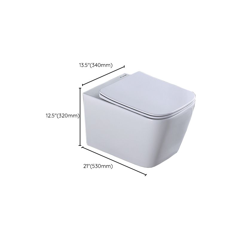 Modern Wall Hung Toilet Bowl One-Piece Urine Toilet with Seat for Bathroom Clearhalo 'Bathroom Remodel & Bathroom Fixtures' 'Home Improvement' 'home_improvement' 'home_improvement_toilets' 'Toilets & Bidets' 'Toilets' 1200x1200_734eecd3-8af6-4940-8602-9d892a4523e3