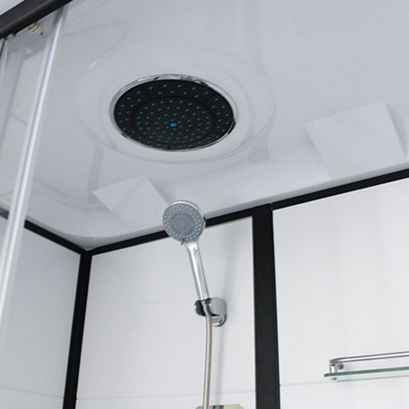 Rectangle Framed Shower Stall Corner Single Sliding Shower Stall Clearhalo 'Bathroom Remodel & Bathroom Fixtures' 'Home Improvement' 'home_improvement' 'home_improvement_shower_stalls_enclosures' 'Shower Stalls & Enclosures' 'shower_stalls_enclosures' 'Showers & Bathtubs' 1200x1200_73588f7a-fa50-4d88-aa71-360127b57603