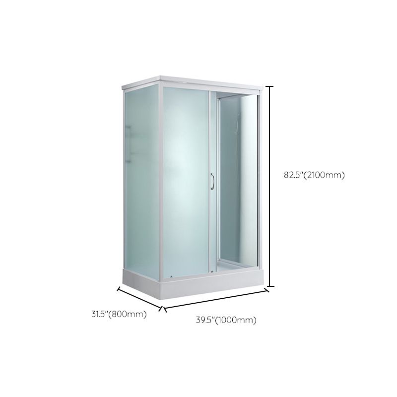 Modern Rectangle Shower Stall Tempered Framed Shower Stall for Bathroom Clearhalo 'Bathroom Remodel & Bathroom Fixtures' 'Home Improvement' 'home_improvement' 'home_improvement_shower_stalls_enclosures' 'Shower Stalls & Enclosures' 'shower_stalls_enclosures' 'Showers & Bathtubs' 1200x1200_7366cd32-60aa-4101-84ec-c5d1e9fe136a