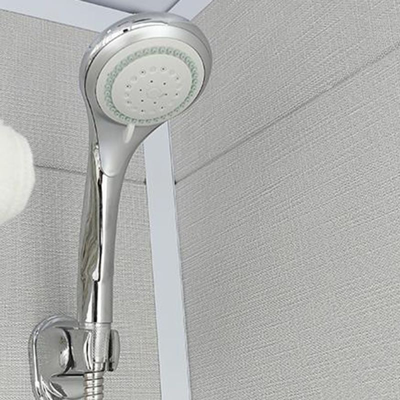Single Sliding Rectangle Shower Kit Tempered Framed Shower Stall Clearhalo 'Bathroom Remodel & Bathroom Fixtures' 'Home Improvement' 'home_improvement' 'home_improvement_shower_stalls_enclosures' 'Shower Stalls & Enclosures' 'shower_stalls_enclosures' 'Showers & Bathtubs' 1200x1200_736b5c29-1bdb-4da5-9b51-ee8fe7db9e77