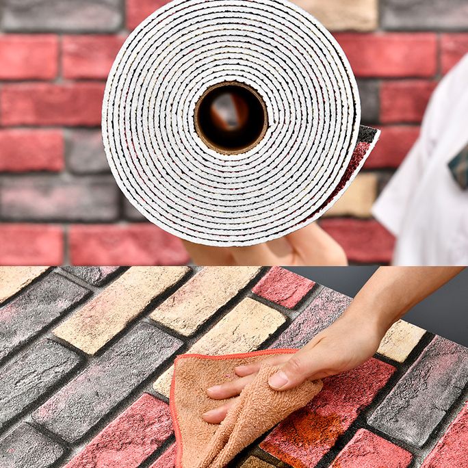 Industrial Wall Plank Brick Print Bathroom and Living Room Wall Panels Clearhalo 'Flooring 'Home Improvement' 'home_improvement' 'home_improvement_wall_paneling' 'Wall Paneling' 'wall_paneling' 'Walls & Ceilings' Walls and Ceiling' 1200x1200_738c55cf-f774-4840-945d-1780ae484cbb