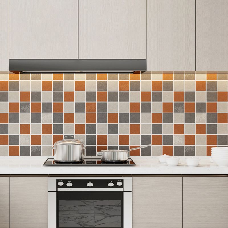 Modern Smooth Mosaic Tile Peel and Stick Wall Tile for Kitchen Clearhalo 'Flooring 'Home Improvement' 'home_improvement' 'home_improvement_peel_stick_blacksplash' 'Peel & Stick Backsplash Tile' 'peel_stick_blacksplash' 'Walls & Ceilings' Walls and Ceiling' 1200x1200_7391e42c-42d3-4e37-9838-cf81875bf9a2