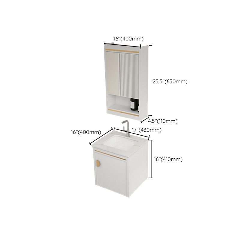 Gorgeous Sink Cabinet Free-standing Standard Space Saver Vanity with Mirror Clearhalo 'Bathroom Remodel & Bathroom Fixtures' 'Bathroom Vanities' 'bathroom_vanities' 'Home Improvement' 'home_improvement' 'home_improvement_bathroom_vanities' 1200x1200_739f4cf6-2a5c-4b30-bfbe-8146a8c9bf8c