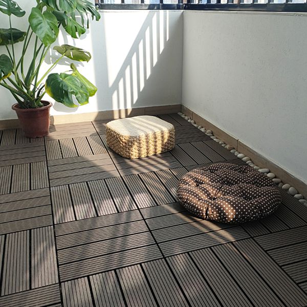 11 Pack 12" X 12" Square Deck/Patio Flooring Tiles Snap Fit for Outdoor Patio Tiles Clearhalo 'Home Improvement' 'home_improvement' 'home_improvement_outdoor_deck_tiles_planks' 'Outdoor Deck Tiles & Planks' 'Outdoor Flooring & Tile' 'Outdoor Remodel' 'outdoor_deck_tiles_planks' 1200x1200_73b7d009-963d-418c-a152-4c2864ce7135