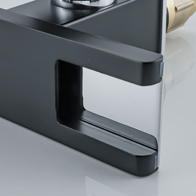 Waterfall Spout Vessel Sink Faucet Square Lever Handle with LED Three-Color Light Clearhalo 'Bathroom Remodel & Bathroom Fixtures' 'Bathroom Sink Faucets' 'Bathroom Sinks & Faucet Components' 'bathroom_sink_faucets' 'Home Improvement' 'home_improvement' 'home_improvement_bathroom_sink_faucets' 1200x1200_73bcc200-2a79-4168-bcf8-e0e065a0cab5