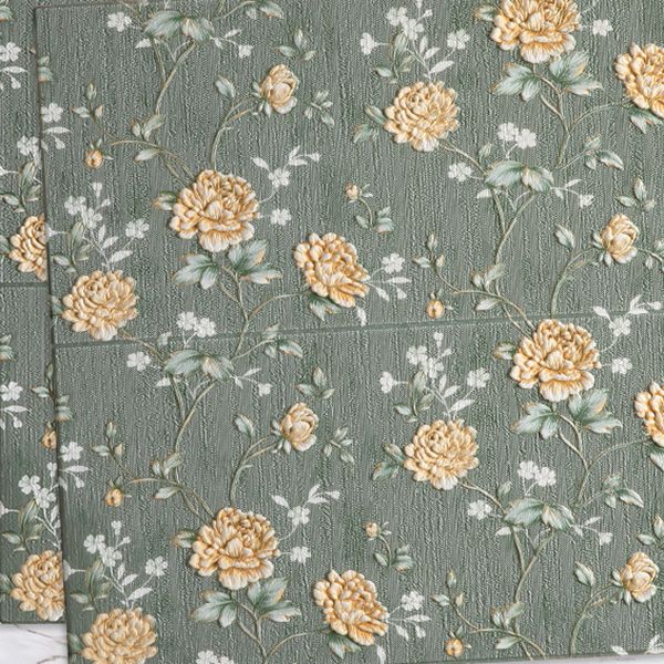 Modern Wall Panel 3D Floral Print Peel and Stick Waterproof Wall Paneling Clearhalo 'Flooring 'Home Improvement' 'home_improvement' 'home_improvement_wall_paneling' 'Wall Paneling' 'wall_paneling' 'Walls & Ceilings' Walls and Ceiling' 1200x1200_73ca15bd-d94b-4315-a233-8865ad5b1df2