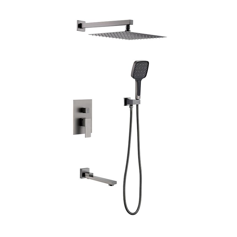 Modern Shower Combo Brass Adjustable Shower Head Temperature Control Shower System Clearhalo 'Bathroom Remodel & Bathroom Fixtures' 'Home Improvement' 'home_improvement' 'home_improvement_shower_faucets' 'Shower Faucets & Systems' 'shower_faucets' 'Showers & Bathtubs Plumbing' 'Showers & Bathtubs' 1200x1200_73d05e47-27f8-4d48-b5dd-c0960e7246e9