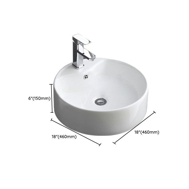 Classical White Bathroom Sink Porcelain Trough Bathroom Sink Clearhalo 'Bathroom Remodel & Bathroom Fixtures' 'Bathroom Sinks & Faucet Components' 'Bathroom Sinks' 'bathroom_sink' 'Home Improvement' 'home_improvement' 'home_improvement_bathroom_sink' 1200x1200_73d12144-9342-4949-a902-b0f1db788937