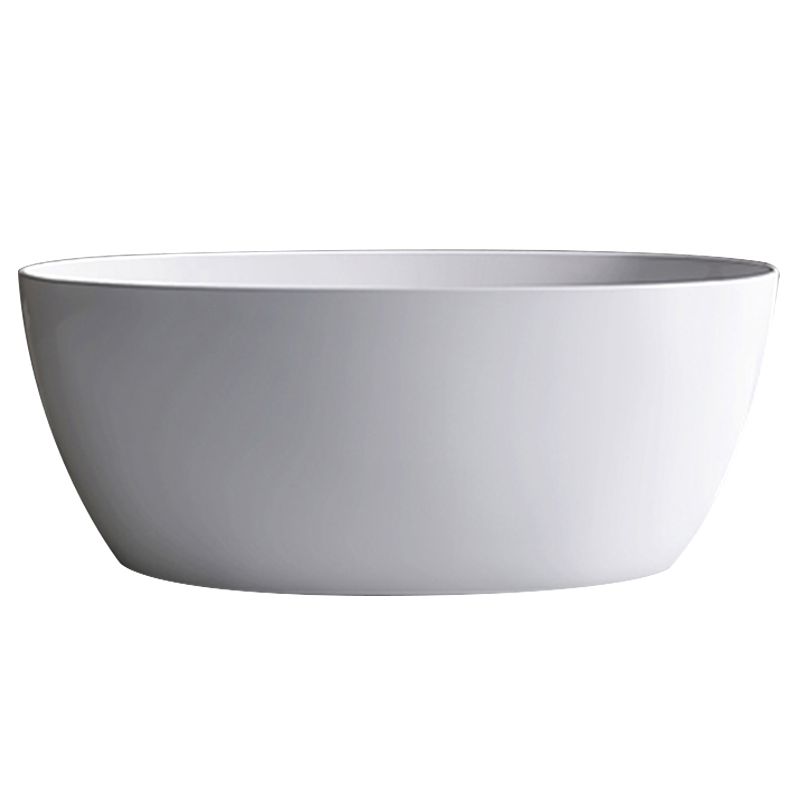 Modern Ellipse White Acrylic Bathtub Freestand Soaking Bathtub with Drain Bath Tub Clearhalo &#39;Bathroom Remodel &amp; Bathroom Fixtures&#39; &#39;Bathtubs&#39; &#39;Home Improvement&#39; &#39;home_improvement&#39; &#39;home_improvement_bathtubs&#39; &#39;Showers &amp; Bathtubs&#39; 1200x1200_74028d0d-9cf5-41b1-90d3-85327c3ed2b4