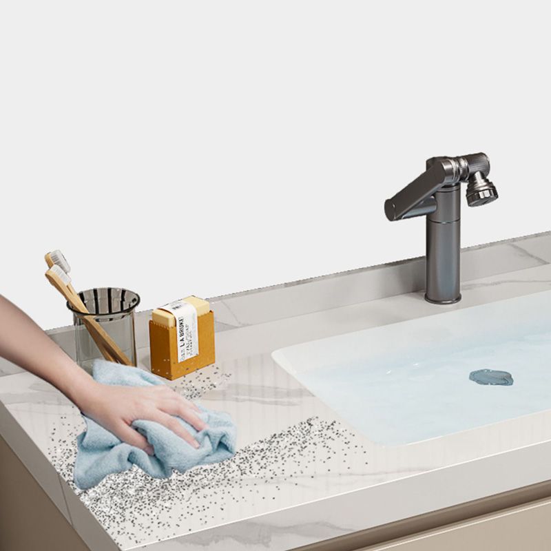 Single Sink Bathroom Vanity Set White 2 Drawers Wall-Mounted Wood Frame Rectangular Clearhalo 'Bathroom Remodel & Bathroom Fixtures' 'Bathroom Vanities' 'bathroom_vanities' 'Home Improvement' 'home_improvement' 'home_improvement_bathroom_vanities' 1200x1200_7416f53e-e92d-451f-92a5-1ea8b3edcc15