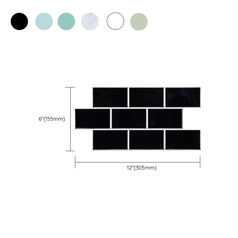 Plastic Peel & Stick Subway Tile Modern Simple Subway Tile Wallpaper Clearhalo 'Flooring 'Home Improvement' 'home_improvement' 'home_improvement_peel_stick_blacksplash' 'Peel & Stick Backsplash Tile' 'peel_stick_blacksplash' 'Walls & Ceilings' Walls and Ceiling' 1200x1200_74393cdc-39f0-4261-9828-9f3cc36c9888