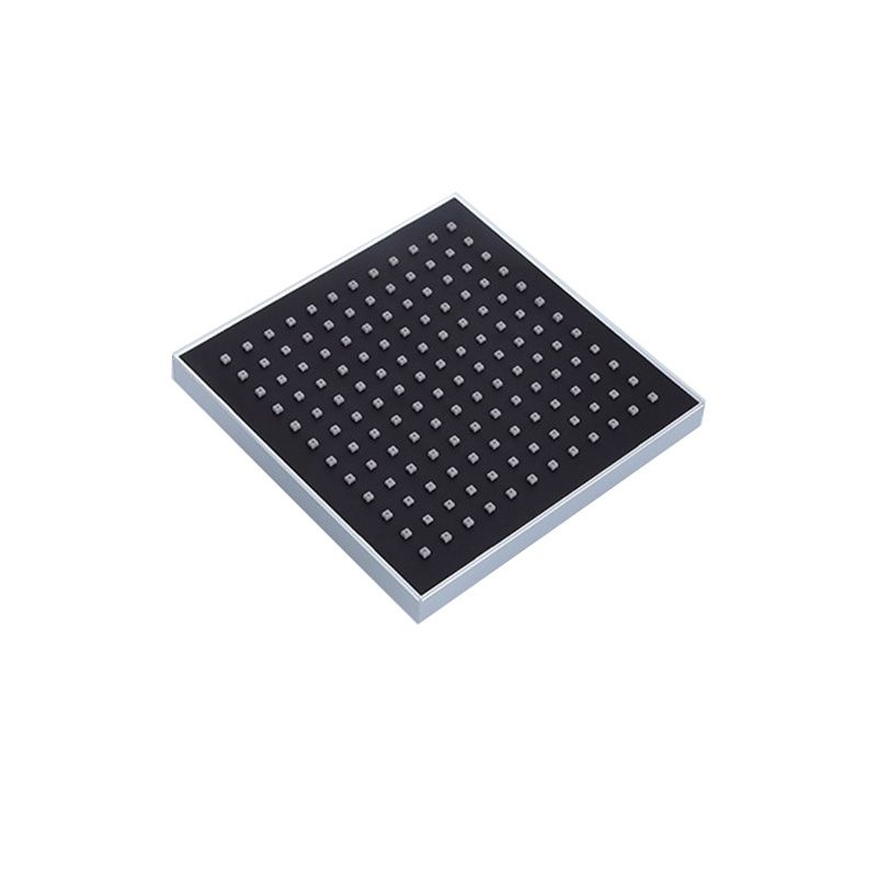 Modern Square Fixed Shower Head with Shower Arm Stainless Steel Wall-Mount Showerhead Clearhalo 'Bathroom Remodel & Bathroom Fixtures' 'Home Improvement' 'home_improvement' 'home_improvement_shower_heads' 'Shower Heads' 'shower_heads' 'Showers & Bathtubs Plumbing' 'Showers & Bathtubs' 1200x1200_7451d781-fa01-4585-8bc9-3b0bbe2f191d