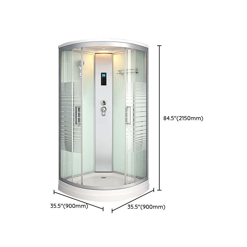 Framed Double Sliding Shower Stall Steam Shower Shower Stall Clearhalo 'Bathroom Remodel & Bathroom Fixtures' 'Home Improvement' 'home_improvement' 'home_improvement_shower_stalls_enclosures' 'Shower Stalls & Enclosures' 'shower_stalls_enclosures' 'Showers & Bathtubs' 1200x1200_746e099f-89ce-4a98-82dd-925e10ff8996