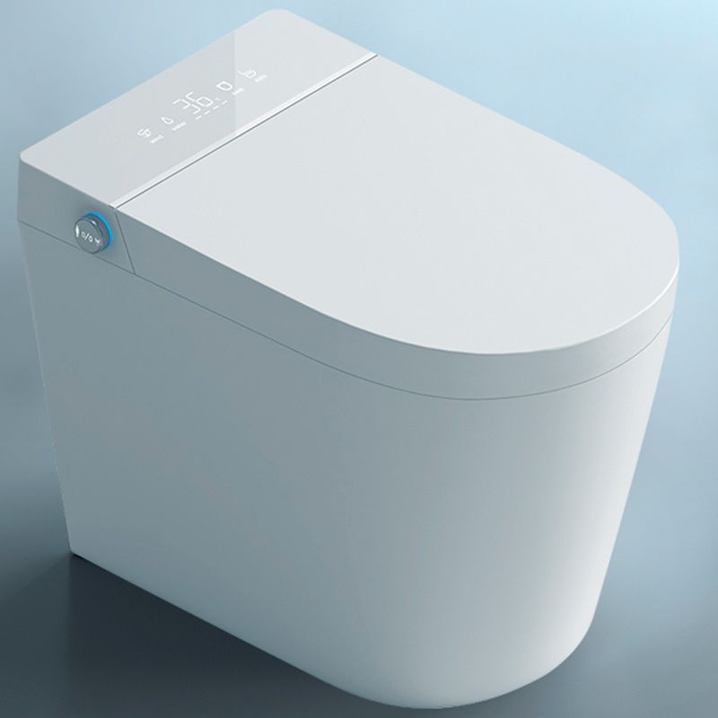 Elongated Smart Bidet White Heated Seat Toilet Bidet17.52" H Clearhalo 'Bathroom Remodel & Bathroom Fixtures' 'Bidets' 'Home Improvement' 'home_improvement' 'home_improvement_bidets' 'Toilets & Bidets' 1200x1200_7474456e-c4d4-42a0-8841-cc130d7a631c
