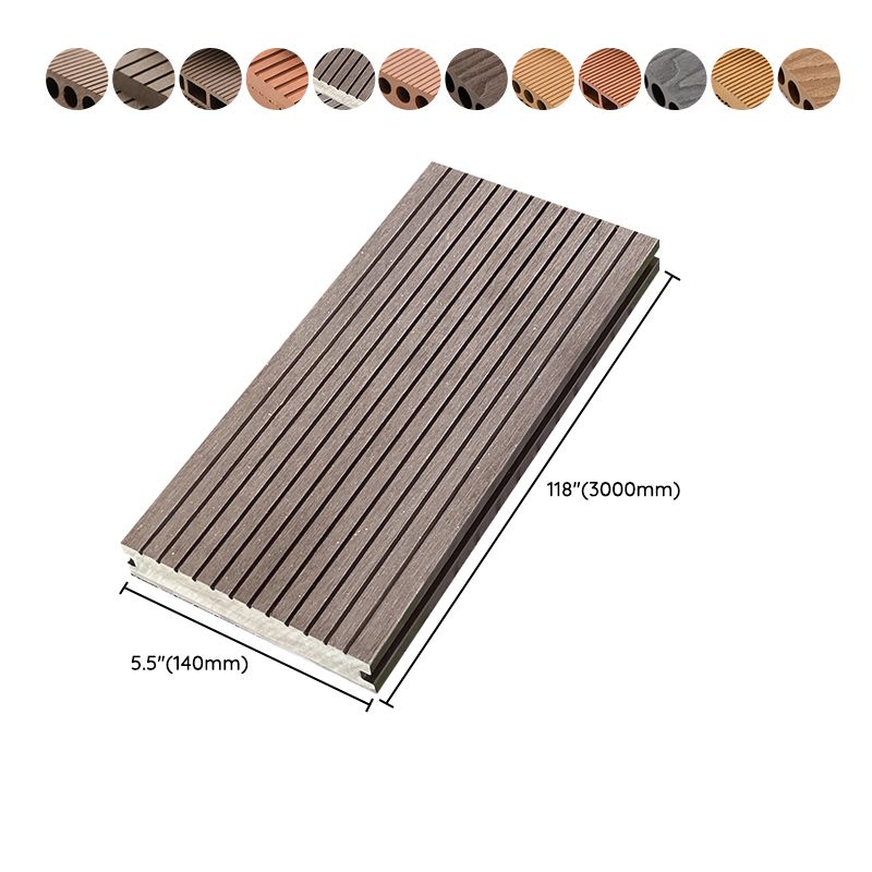 Wire Brushed Floor Tile Click Lock Engineered Wood for Patio Garden Clearhalo 'Flooring 'Hardwood Flooring' 'hardwood_flooring' 'Home Improvement' 'home_improvement' 'home_improvement_hardwood_flooring' Walls and Ceiling' 1200x1200_747647b5-c49e-468b-b49b-6b3f9d600078