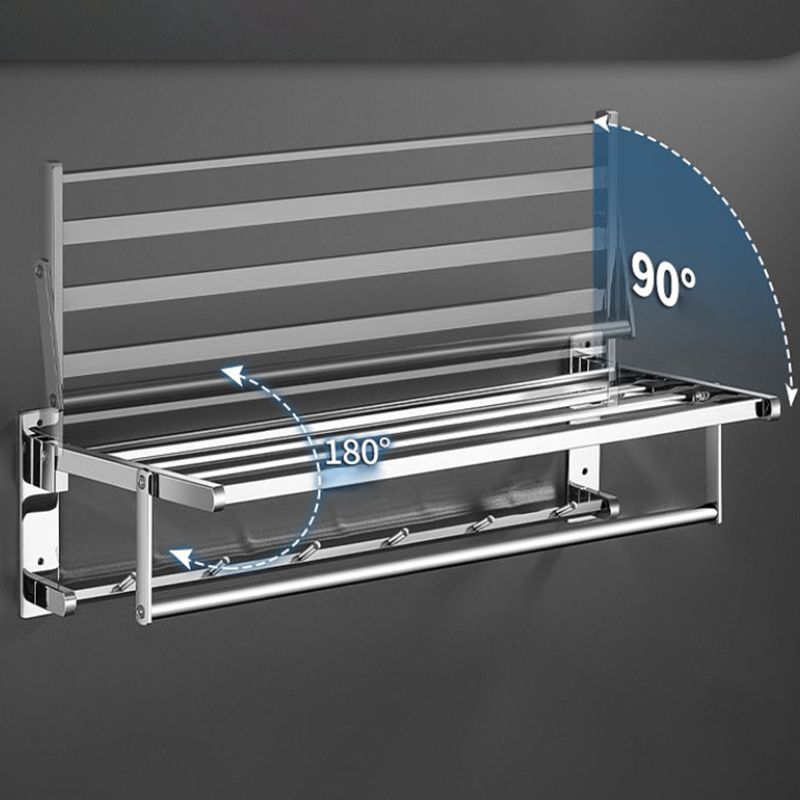 Modern Bathroom Set Stainless Steel Bath Shelf Paper Holder Bathroom Accessory Kit Clearhalo 'Bathroom Hardware Sets' 'Bathroom Hardware' 'Bathroom Remodel & Bathroom Fixtures' 'bathroom_hardware_sets' 'Home Improvement' 'home_improvement' 'home_improvement_bathroom_hardware_sets' 1200x1200_749295df-8188-4cc4-a3f9-9663f0a832b8