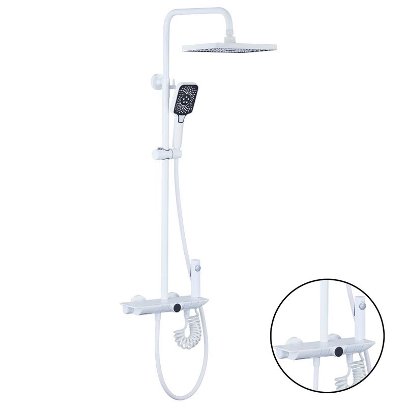 Modern Shower Trim Brass Temperature Control Wall Mounted Shower System Clearhalo 'Bathroom Remodel & Bathroom Fixtures' 'Home Improvement' 'home_improvement' 'home_improvement_shower_faucets' 'Shower Faucets & Systems' 'shower_faucets' 'Showers & Bathtubs Plumbing' 'Showers & Bathtubs' 1200x1200_74cc8749-452d-4d6d-a040-5986bc58df2d