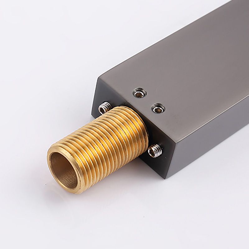 Wall Mounted Bathroom Faucet Low Arc Lever Handle 2 Hole Faucets Clearhalo 'Bathroom Remodel & Bathroom Fixtures' 'Bathroom Sink Faucets' 'Bathroom Sinks & Faucet Components' 'bathroom_sink_faucets' 'Home Improvement' 'home_improvement' 'home_improvement_bathroom_sink_faucets' 1200x1200_74cd8b6d-51cd-4227-9f35-9751887c6ca3