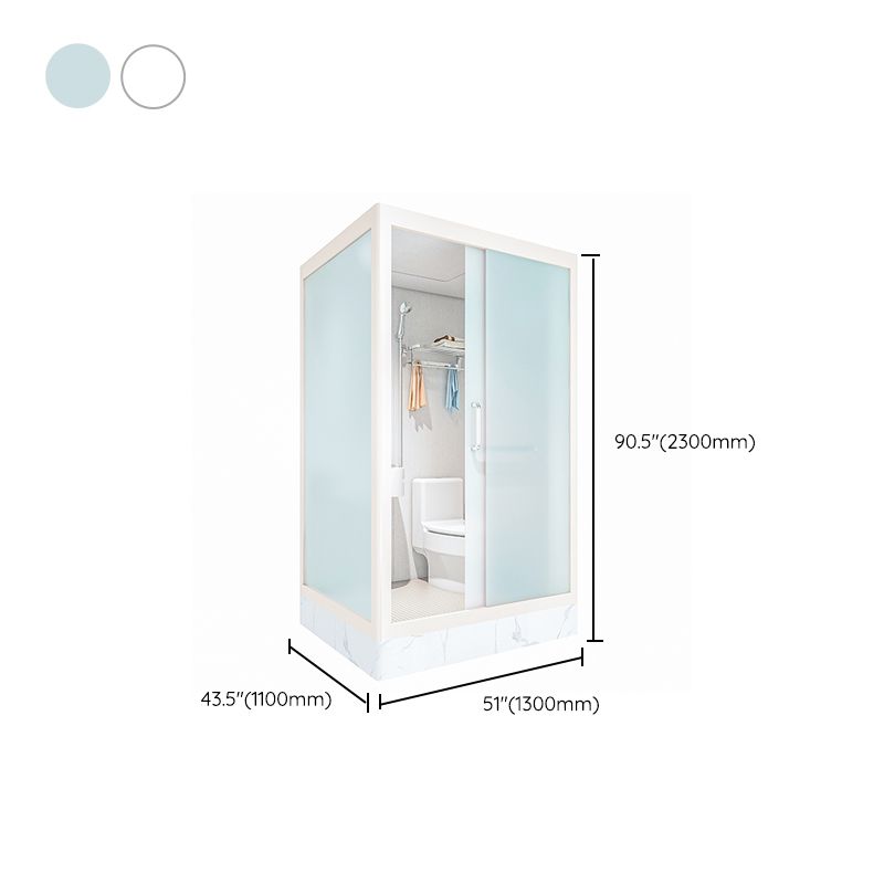 Home Shower Stall Rectangle Shower Stall with Faucet and Rain Shower Clearhalo 'Bathroom Remodel & Bathroom Fixtures' 'Home Improvement' 'home_improvement' 'home_improvement_shower_stalls_enclosures' 'Shower Stalls & Enclosures' 'shower_stalls_enclosures' 'Showers & Bathtubs' 1200x1200_74d1cf0c-9abc-44c7-8925-25dce8cf8150