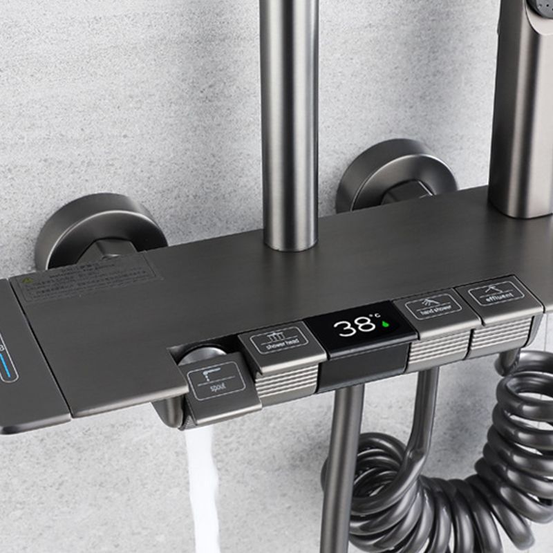 Modern Shower Trim Brass Temperature Control Adjustable Shower Head Shower Set Clearhalo 'Bathroom Remodel & Bathroom Fixtures' 'Home Improvement' 'home_improvement' 'home_improvement_shower_faucets' 'Shower Faucets & Systems' 'shower_faucets' 'Showers & Bathtubs Plumbing' 'Showers & Bathtubs' 1200x1200_74d762f5-3dbb-4692-92a8-69ffa6e8e231