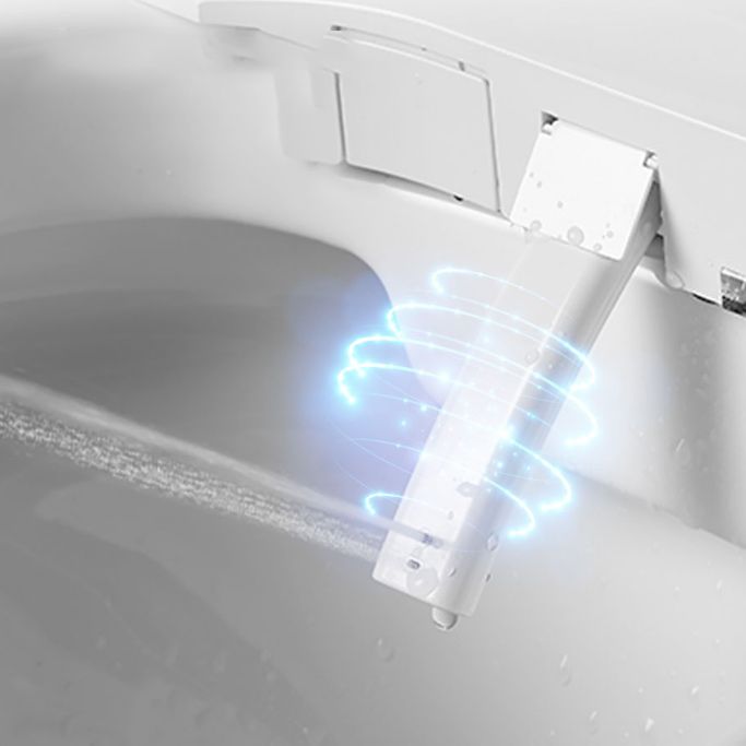 Warm Air Dryer Wall Hung Toilet Set Heated Seat Vitreous China Bidets Clearhalo 'Bathroom Remodel & Bathroom Fixtures' 'Bidets' 'Home Improvement' 'home_improvement' 'home_improvement_bidets' 'Toilets & Bidets' 1200x1200_74e35da2-32b0-4a4a-8ec4-bbcee72ce5d9