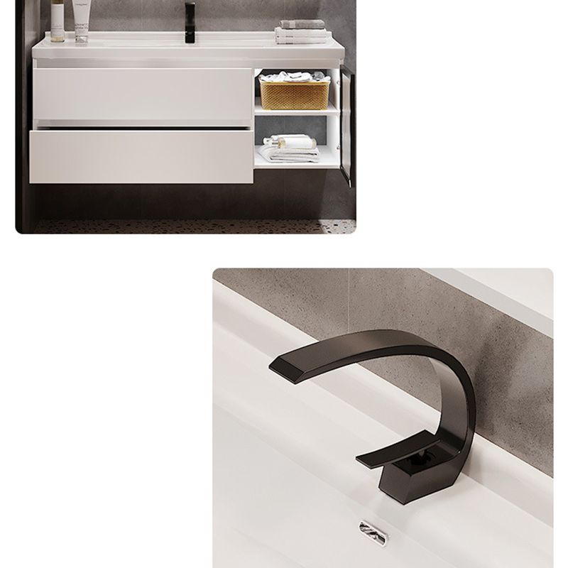 Modern Sink Vanity Bathroom Color Block Wall Mount Vanity Cabinet Clearhalo 'Bathroom Remodel & Bathroom Fixtures' 'Bathroom Vanities' 'bathroom_vanities' 'Home Improvement' 'home_improvement' 'home_improvement_bathroom_vanities' 1200x1200_74eecc8c-ed34-43b6-8ca8-dcf81e87d30b