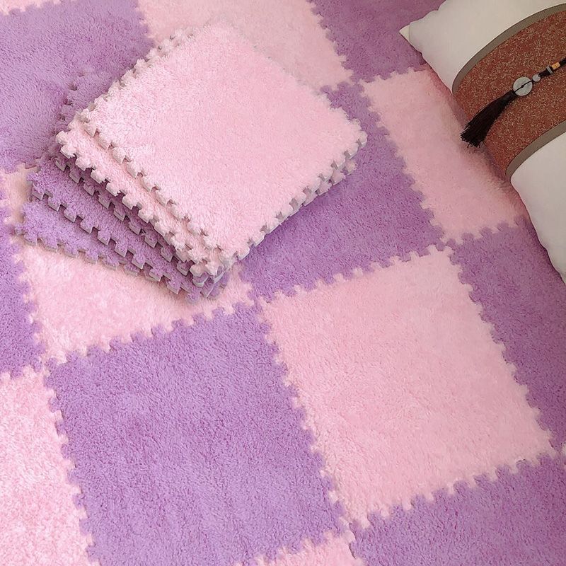 Modern Carpet Floor Tile Plush Cut Interlocking Non-Skid Tiles and Carpet Clearhalo 'Carpet Tiles & Carpet Squares' 'carpet_tiles_carpet_squares' 'Flooring 'Home Improvement' 'home_improvement' 'home_improvement_carpet_tiles_carpet_squares' Walls and Ceiling' 1200x1200_7502e6fa-3c09-44bd-88e4-0b86c4b6f1c5