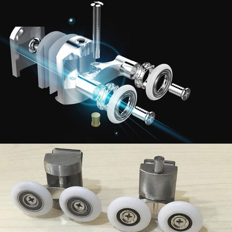 Framed Double Sliding Shower Enclosure Square Matt Black Shower Enclosure Clearhalo 'Bathroom Remodel & Bathroom Fixtures' 'Home Improvement' 'home_improvement' 'home_improvement_shower_stalls_enclosures' 'Shower Stalls & Enclosures' 'shower_stalls_enclosures' 'Showers & Bathtubs' 1200x1200_750cb0d1-1e66-4550-9e1f-6ffe0eef05e6