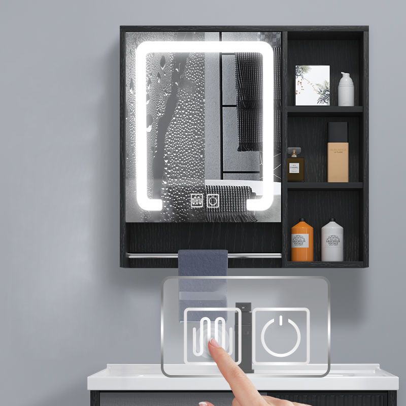 Wall Mount Bath Vanity Set Mirror Grey Rectangle Wood Bathroom Vanity with Single Sink Clearhalo 'Bathroom Remodel & Bathroom Fixtures' 'Bathroom Vanities' 'bathroom_vanities' 'Home Improvement' 'home_improvement' 'home_improvement_bathroom_vanities' 1200x1200_7519cf27-a017-443d-886e-2167e16b8bdc