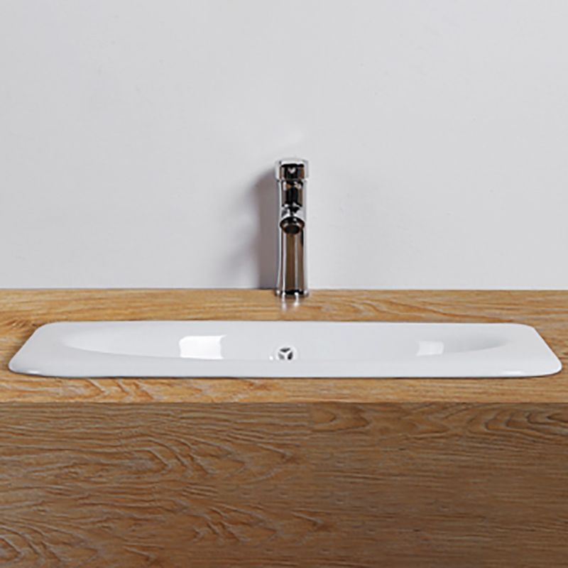 White Rectangular Bathroom Sink with Overflow Porcelain Drop-in Sink Clearhalo 'Bathroom Remodel & Bathroom Fixtures' 'Bathroom Sinks & Faucet Components' 'Bathroom Sinks' 'bathroom_sink' 'Home Improvement' 'home_improvement' 'home_improvement_bathroom_sink' 1200x1200_751cdcb7-4dbd-4bba-aea2-f2177bbe9cf8