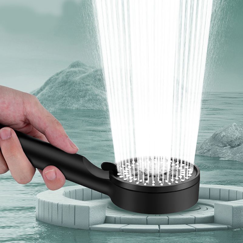 Modern Round Hand Shower Medium Flow 5 Sprays Wall-Mount Hand Shower Clearhalo 'Bathroom Remodel & Bathroom Fixtures' 'Home Improvement' 'home_improvement' 'home_improvement_shower_heads' 'Shower Heads' 'shower_heads' 'Showers & Bathtubs Plumbing' 'Showers & Bathtubs' 1200x1200_751dcc19-dc35-43e1-b534-0e573ba11442