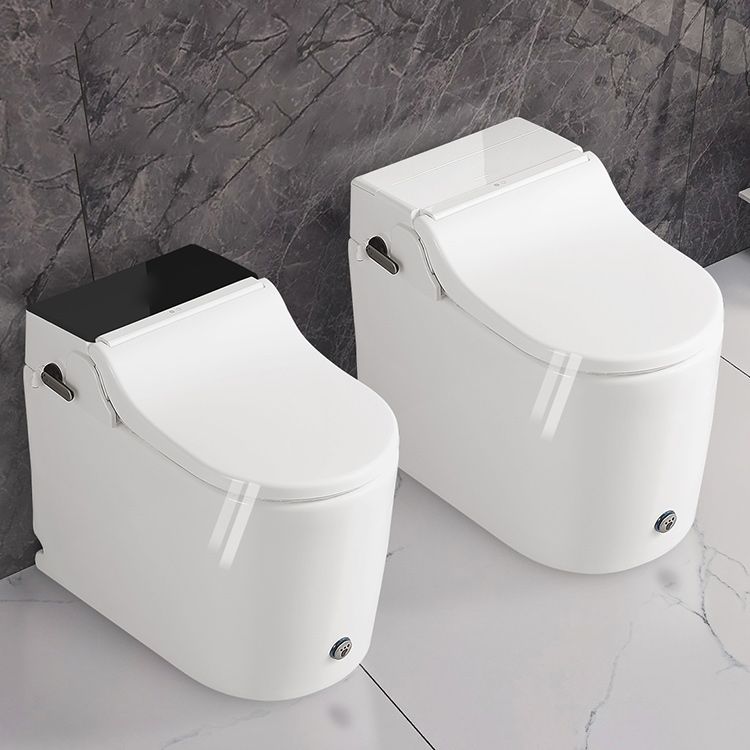 White Elongated Floor Mount Bidet Heated Seat Smart Bidet with Tank Clearhalo 'Bathroom Remodel & Bathroom Fixtures' 'Bidets' 'Home Improvement' 'home_improvement' 'home_improvement_bidets' 'Toilets & Bidets' 1200x1200_75258fdd-49e7-4825-8f13-f32915899e74