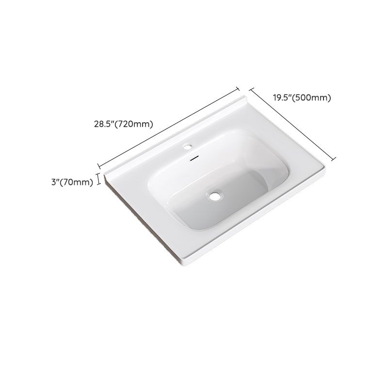 Modern Basin Sink Porcelain with Overflow Drop-in Bathroom Sink(Not Included Faucet) Clearhalo 'Bathroom Remodel & Bathroom Fixtures' 'Bathroom Sinks & Faucet Components' 'Bathroom Sinks' 'bathroom_sink' 'Home Improvement' 'home_improvement' 'home_improvement_bathroom_sink' 1200x1200_7533bcf8-c013-44d2-aebf-3446b08512e4