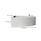 Modern Corner White Bathtub Back to Wall with Drain Bath Tub Clearhalo 'Bathroom Remodel & Bathroom Fixtures' 'Bathtubs' 'Home Improvement' 'home_improvement' 'home_improvement_bathtubs' 'Showers & Bathtubs' 1200x1200_75595cdd-7849-4e4c-a498-8c4260d53488