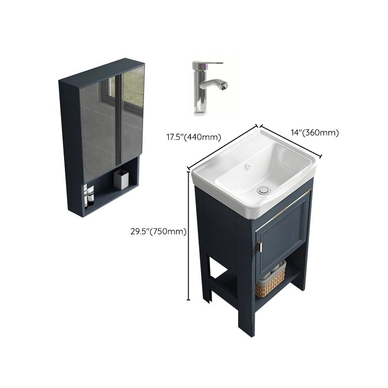 Glam Bathroom Vanity Set Freestanding Faucet Included Bathroom Sink Vanity Clearhalo 'Bathroom Remodel & Bathroom Fixtures' 'Bathroom Vanities' 'bathroom_vanities' 'Home Improvement' 'home_improvement' 'home_improvement_bathroom_vanities' 1200x1200_7559f12b-7a75-4600-a868-58b6da419539