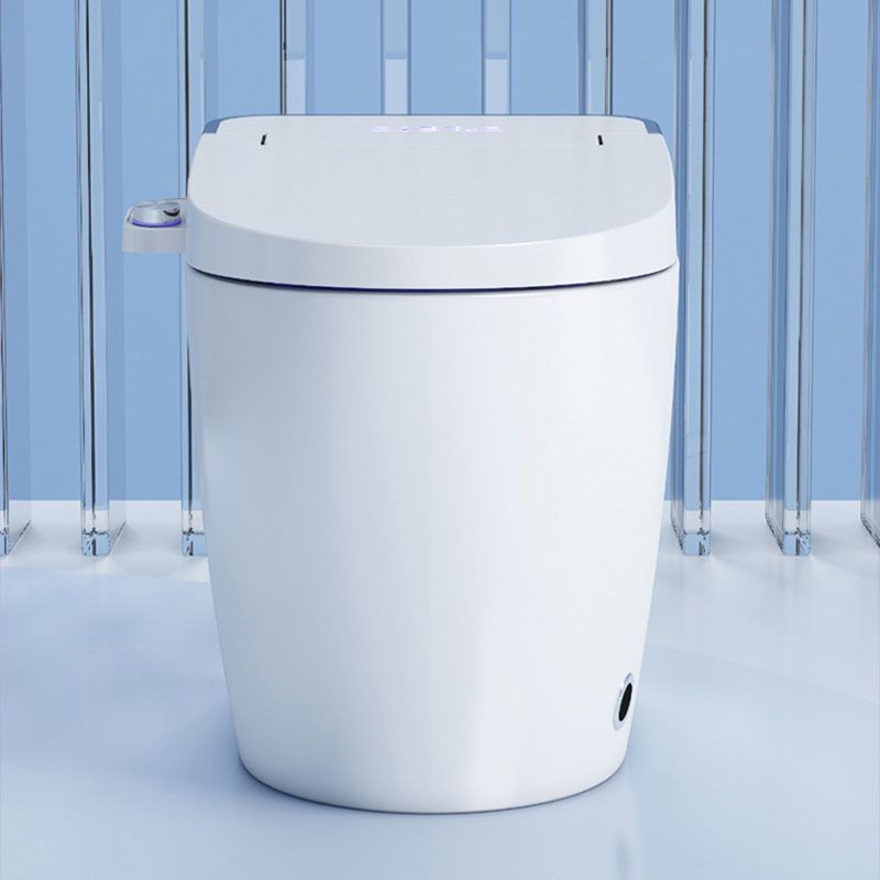 Modern White Skirted Toilet Bowl All-In-One Toilet with Seat for Bathroom Clearhalo 'Bathroom Remodel & Bathroom Fixtures' 'Home Improvement' 'home_improvement' 'home_improvement_toilets' 'Toilets & Bidets' 'Toilets' 1200x1200_7577d43c-75f9-4719-9a9d-fb930317c449