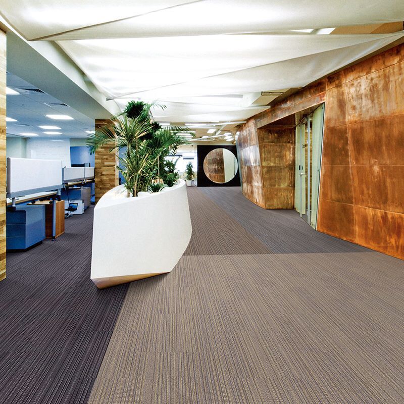 Level Loop Carpet Tile Dark Color Non-Skid Self Adhesive Indoor Carpet Tiles Clearhalo 'Carpet Tiles & Carpet Squares' 'carpet_tiles_carpet_squares' 'Flooring 'Home Improvement' 'home_improvement' 'home_improvement_carpet_tiles_carpet_squares' Walls and Ceiling' 1200x1200_759d2eae-2484-41ce-933f-96f731355b23