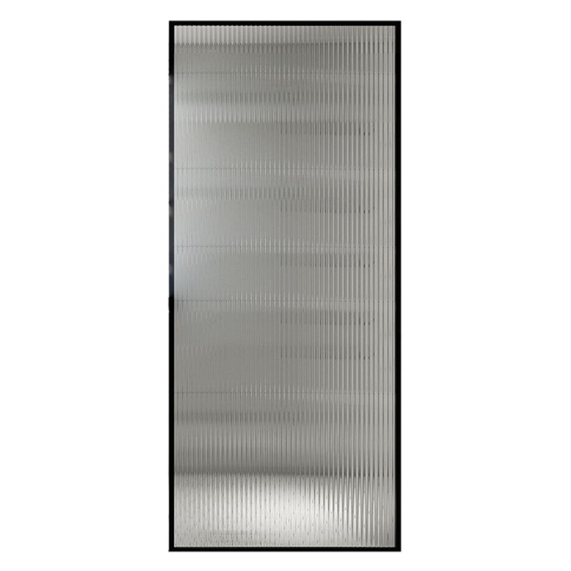 Metal and Glass Shower Door Simple Inline Black Shower Bath Door Clearhalo 'Bathroom Remodel & Bathroom Fixtures' 'Home Improvement' 'home_improvement' 'home_improvement_shower_tub_doors' 'Shower and Tub Doors' 'shower_tub_doors' 'Showers & Bathtubs' 1200x1200_75ba6853-96db-4a97-bf59-7cb8646beb54