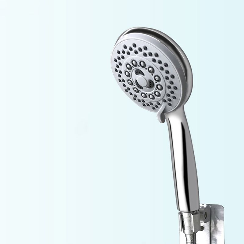 Contemporary Style Shower Head Round Plastic Handheld Shower Head Clearhalo 'Bathroom Remodel & Bathroom Fixtures' 'Home Improvement' 'home_improvement' 'home_improvement_shower_heads' 'Shower Heads' 'shower_heads' 'Showers & Bathtubs Plumbing' 'Showers & Bathtubs' 1200x1200_75bc48d3-a468-40fb-b2b2-1f28bf42b0b5