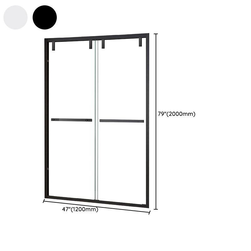 Transparent Tempered Shower Bath Door Scratch Resistant Shower Door Clearhalo 'Bathroom Remodel & Bathroom Fixtures' 'Home Improvement' 'home_improvement' 'home_improvement_shower_tub_doors' 'Shower and Tub Doors' 'shower_tub_doors' 'Showers & Bathtubs' 1200x1200_75bde84a-e089-4b76-9bb0-6391a6821174