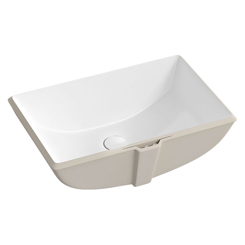 Traditional Undermount Bathroom Sink Porcelain with Pop-Up Drain Vessel Clearhalo 'Bathroom Remodel & Bathroom Fixtures' 'Bathroom Sinks & Faucet Components' 'Bathroom Sinks' 'bathroom_sink' 'Home Improvement' 'home_improvement' 'home_improvement_bathroom_sink' 1200x1200_75bf4505-8cd8-4457-97b5-b4c75a1c79ba