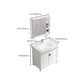 Rectangle Vanity Set White 2 Doors Freestanding Metal Frame Single Sink Vanity Clearhalo 'Bathroom Remodel & Bathroom Fixtures' 'Bathroom Vanities' 'bathroom_vanities' 'Home Improvement' 'home_improvement' 'home_improvement_bathroom_vanities' 1200x1200_75c6bce0-e1d1-4ff6-903b-79f45b39b3dd