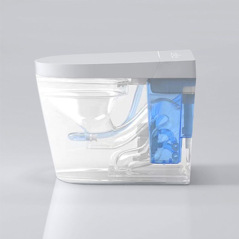 Contemporary Ceramic Elongated White Temperature Control Floor Mount Bidet Clearhalo 'Bathroom Remodel & Bathroom Fixtures' 'Bidets' 'Home Improvement' 'home_improvement' 'home_improvement_bidets' 'Toilets & Bidets' 1200x1200_75ded7b1-5fda-4619-b486-e8e3f2bec846