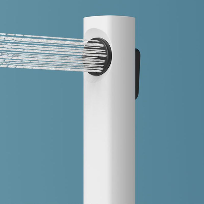 Modern Shower Head Combo Stainless Steel Slide Bar Included Wall Mounted Shower System Clearhalo 'Bathroom Remodel & Bathroom Fixtures' 'Home Improvement' 'home_improvement' 'home_improvement_shower_faucets' 'Shower Faucets & Systems' 'shower_faucets' 'Showers & Bathtubs Plumbing' 'Showers & Bathtubs' 1200x1200_75e2bbcf-1218-49c0-9130-b0f0a11feb47