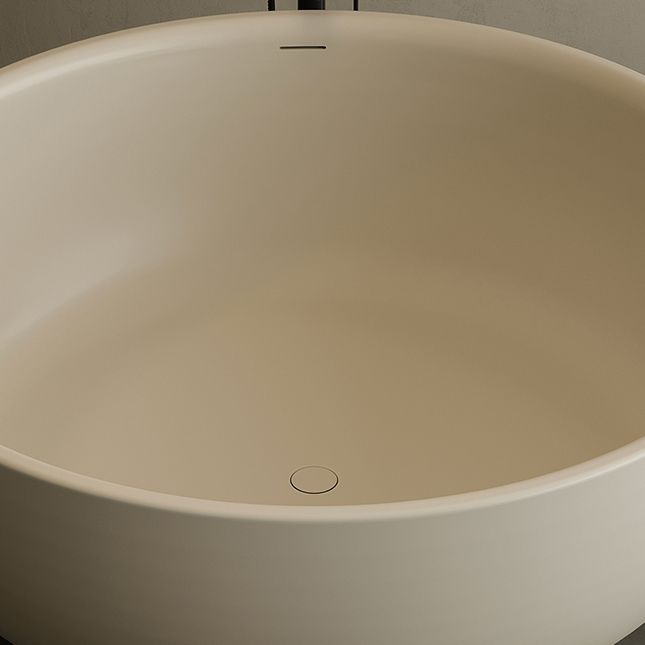 Antique Finish Soaking Bathtub Stand Alone Round Modern Bath Tub Clearhalo 'Bathroom Remodel & Bathroom Fixtures' 'Bathtubs' 'Home Improvement' 'home_improvement' 'home_improvement_bathtubs' 'Showers & Bathtubs' 1200x1200_75f4f137-c5ba-46ba-8847-acedb0c26a6d