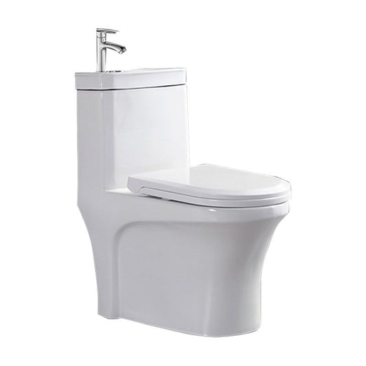 Modern Porcelain Toilet Floor Mount Siphon Jet One-Piece Toilet Flush Toilet Clearhalo 'Bathroom Remodel & Bathroom Fixtures' 'Home Improvement' 'home_improvement' 'home_improvement_toilets' 'Toilets & Bidets' 'Toilets' 1200x1200_75fa0c83-aee2-43dc-95fa-c0708894fae4