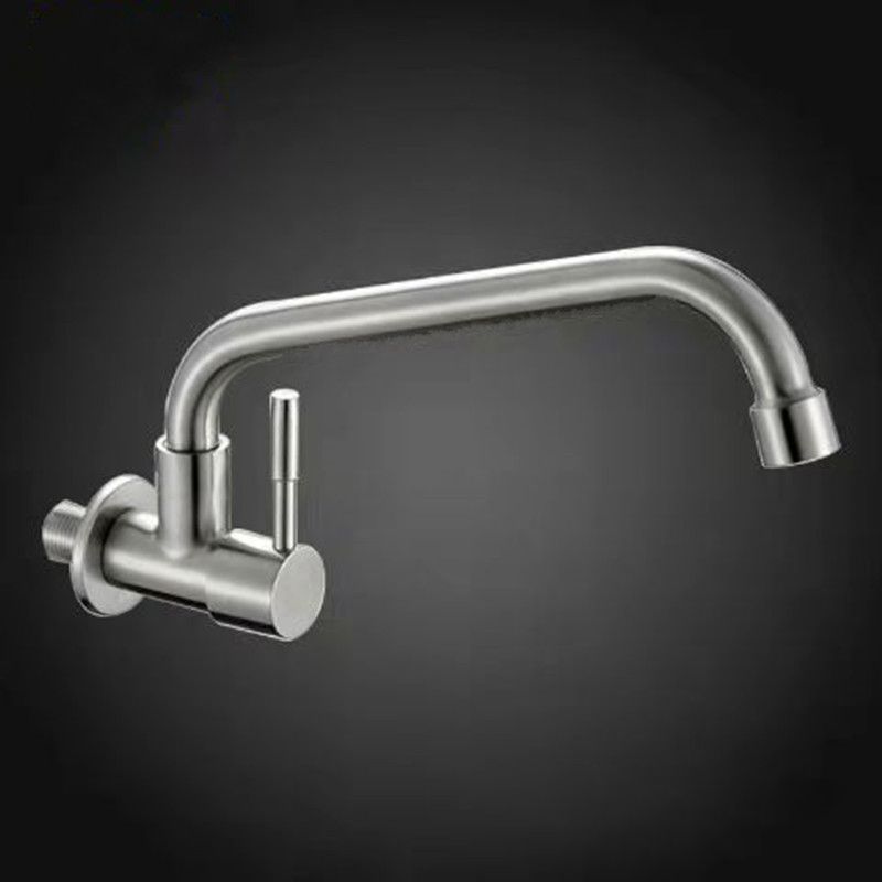 Modern Stainless Steel One Handle Pot Filler Low Profile Filler Clearhalo 'Home Improvement' 'home_improvement' 'home_improvement_kitchen_faucets' 'Kitchen Faucets' 'Kitchen Remodel & Kitchen Fixtures' 'Kitchen Sinks & Faucet Components' 'kitchen_faucets' 1200x1200_76152476-b9d5-4730-935e-bbb5fe787588